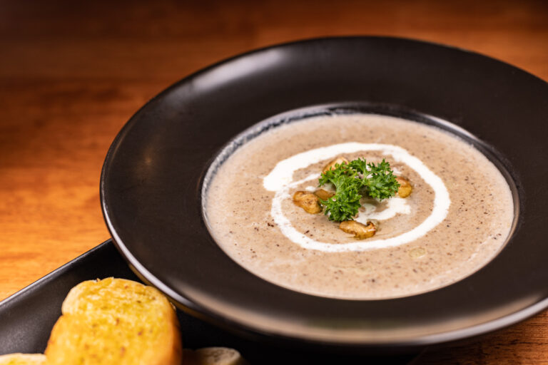 Photo of Creamy mushroom soup