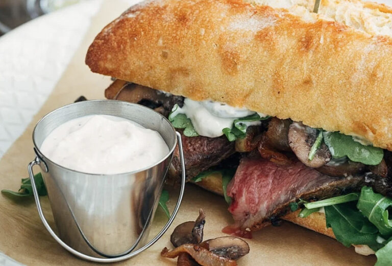 Photo of Beef tzatziki baguette