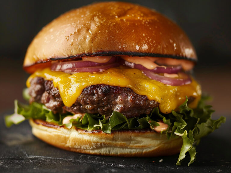 Photo of Single smash cheese burger