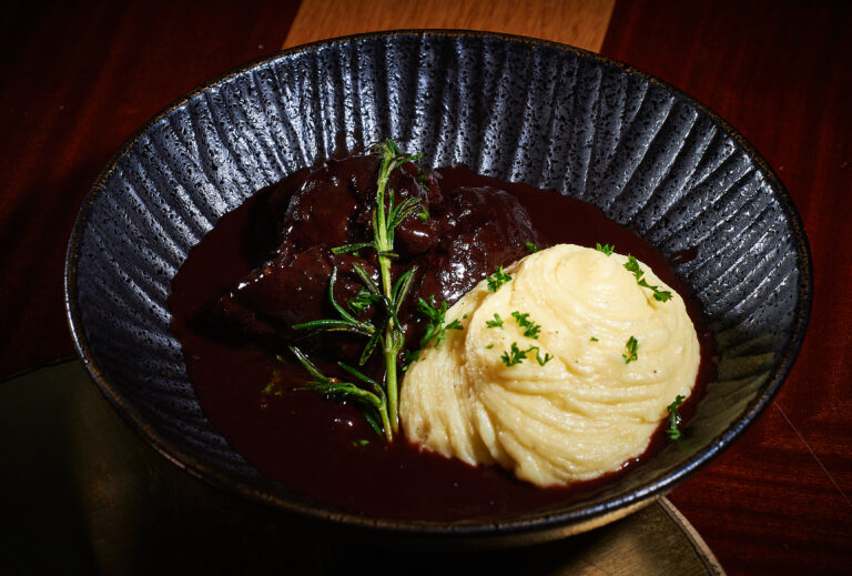 Photo of Beef Cheek with Redwine sauce and Mashed potatoes