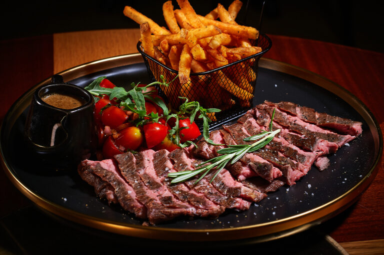 Photo of Flank Steak with Pepper Cream Sauce