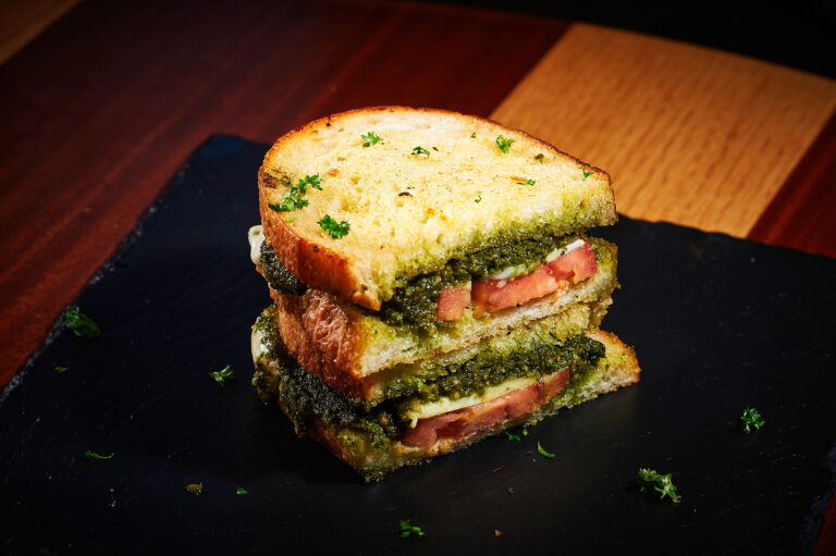 Photo of Pesto Mozzarella Sourdough Melt